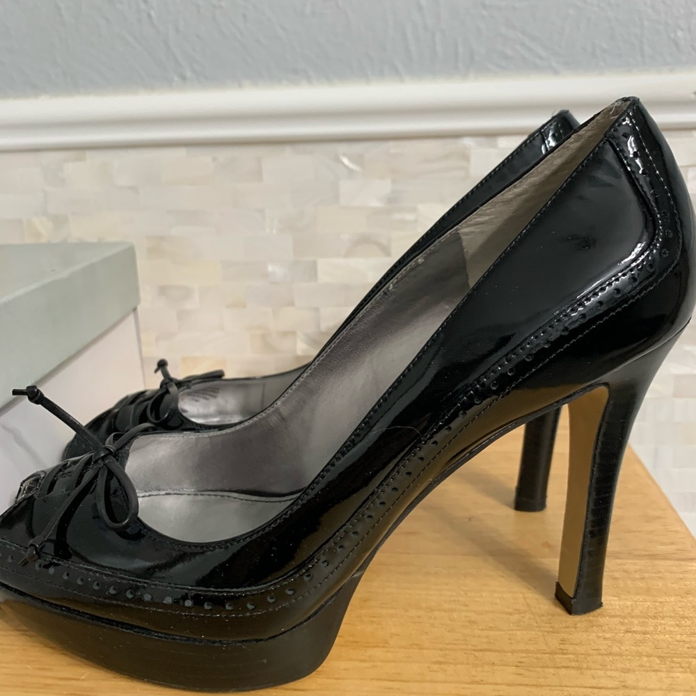 Marc Fisher Black Patent Leather Heels